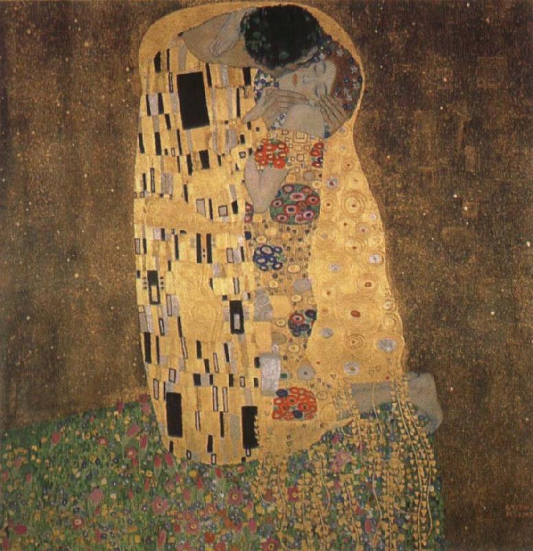 Gustav Klimt Kiss oil painting image